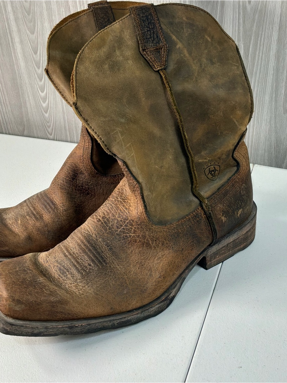 Ariat Earth Rambler Recon Foothill Western Leather Cowboy Boots Men’s 12 D